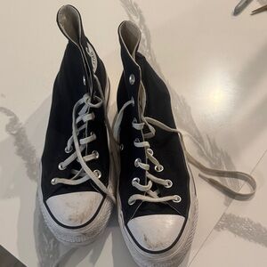 Converse Black and White High-Tops